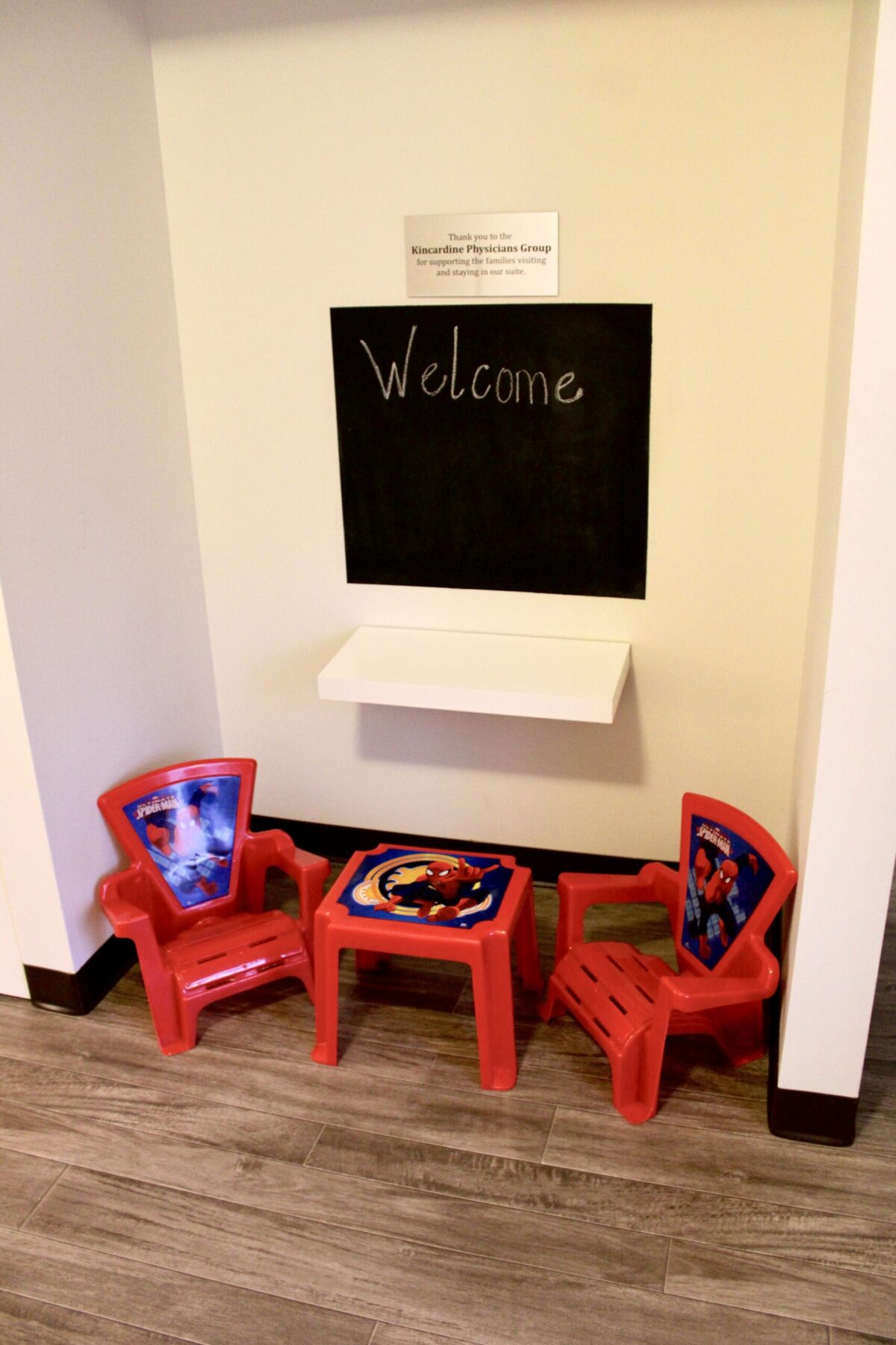 Trillium Suite children's activity space
