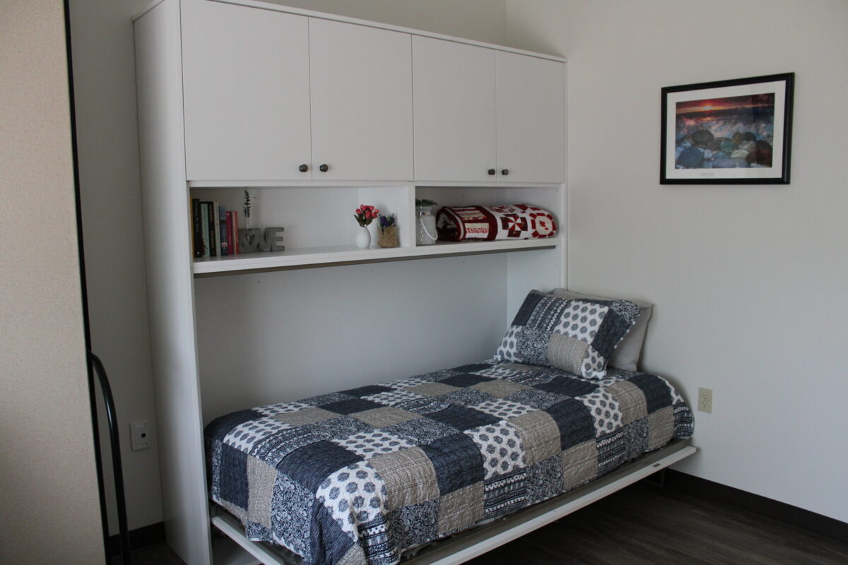 A comfortable Murphy bed for family