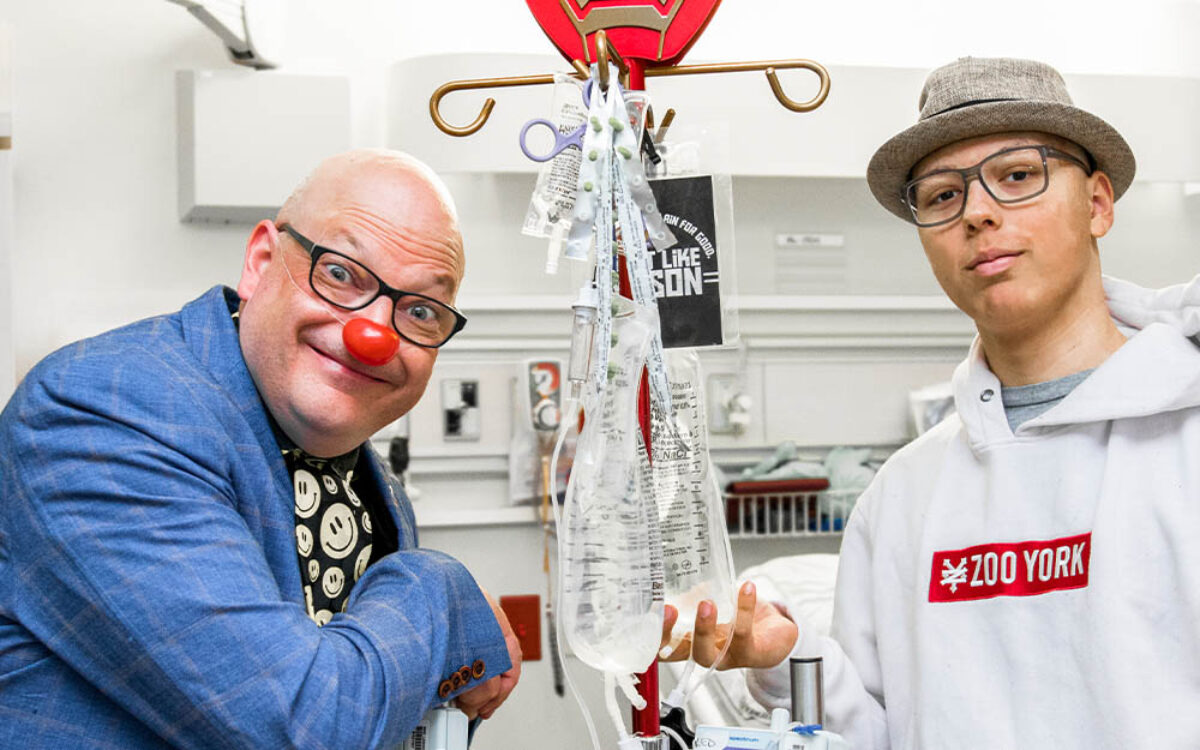 Ollie the Therapeutic Clown and Seth