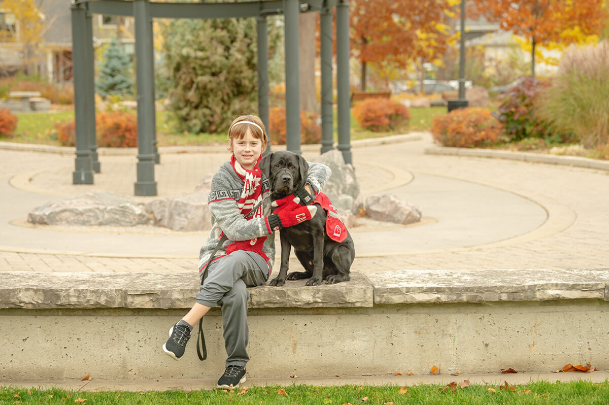 Autism Assistance Dog Guide team Tommy and Forest