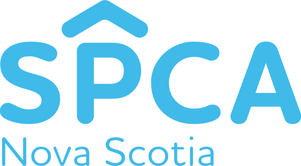 word logo that reads SPCA with a roof over the P and Nova Scotia underneath