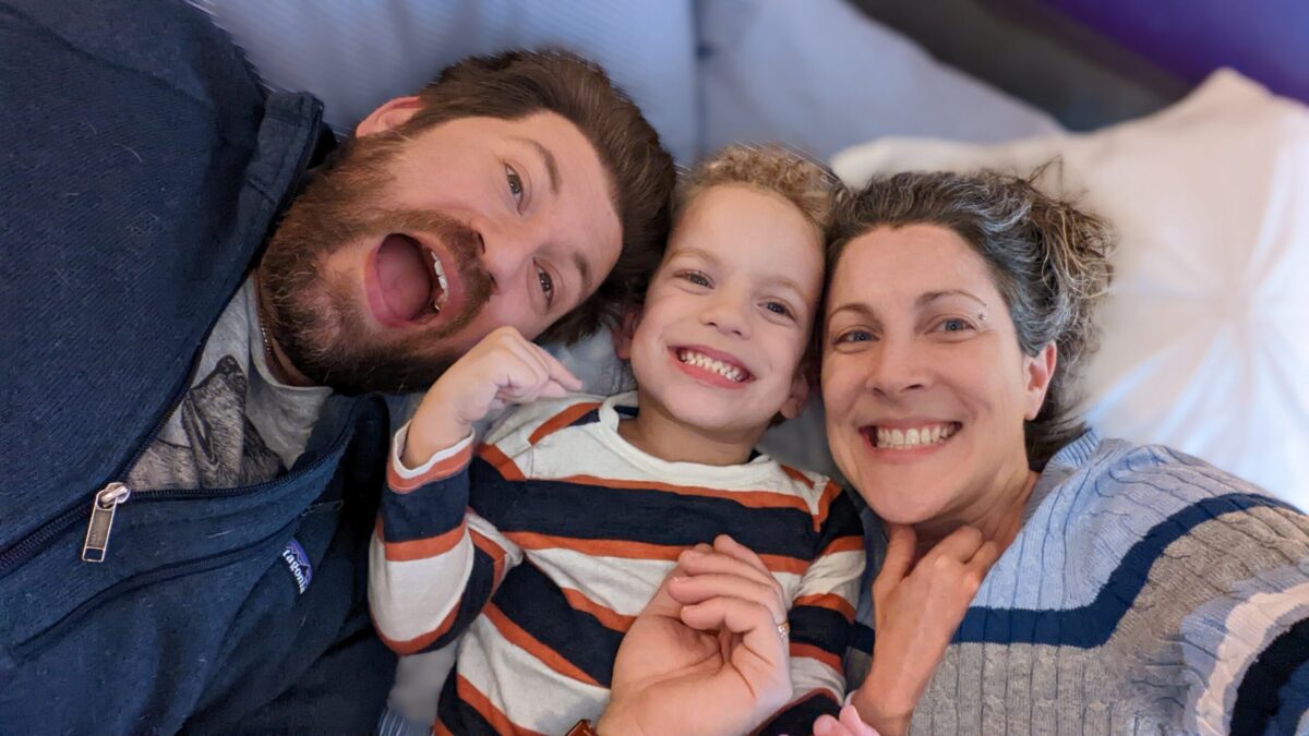 James and family, CF parents. Make a lasting impact by leaving a gift in your will to Cystic Fibrosis Canada.